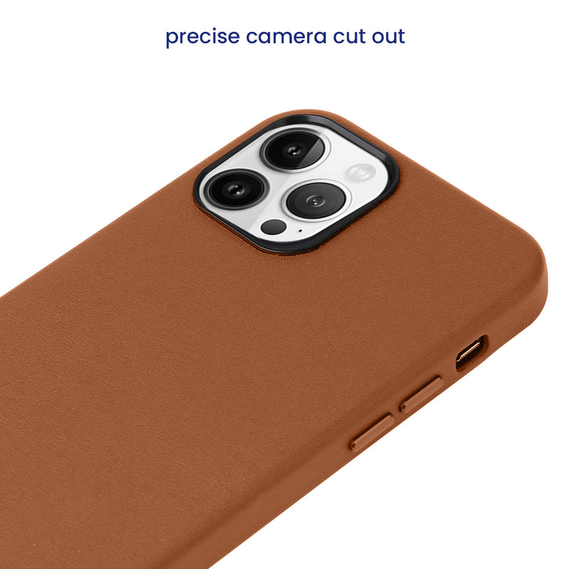 Premier Leather Back Case Cover for iPhone 14 Pro