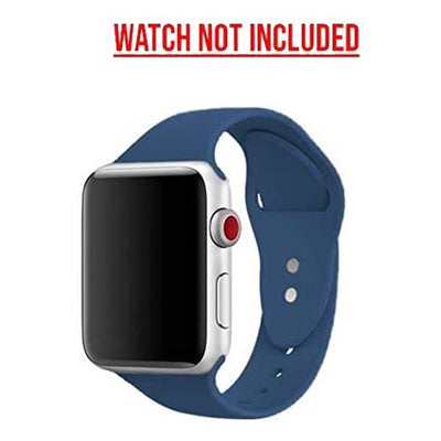 Silicon Watch Band Compatible with All Apple Watch Series 38-40mm ( More Color Options available)