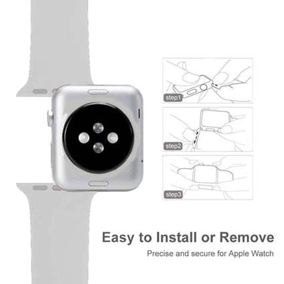 Silicon Watch Band Compatible with All Apple Watch Series 42-44mm ( More Color Options available)