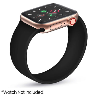 Silicon Solo Loop Compatible With Apple iWatch Band For Series 6/5/4/3/21 42-44mm