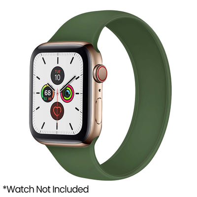 Silicon Solo Loop Compatible With Apple iWatch Band For Series 6/5/4/3/21 42-44mm