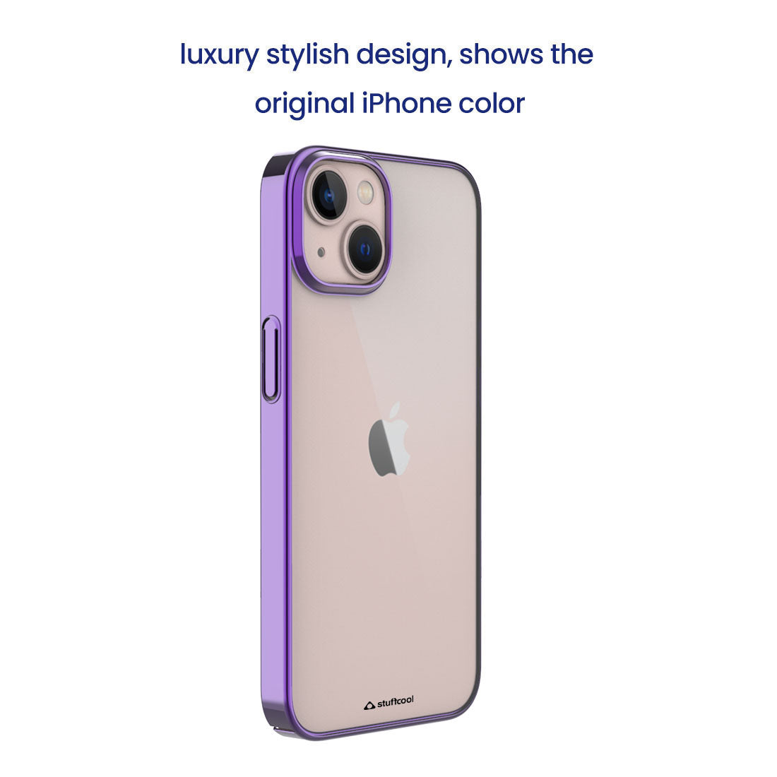 Chrome Back Case Cover for iPhone 14 Plus