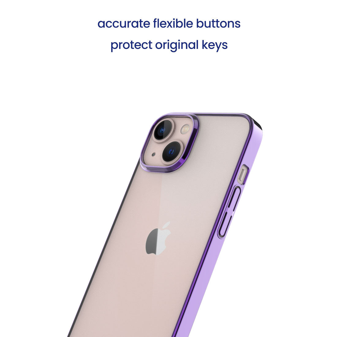 Chrome Back Case Cover for iPhone 14 Plus