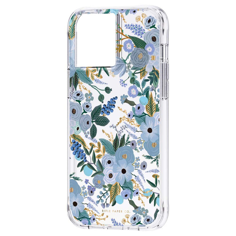 Rifle Paper Co. Clear Hard Case with Antimicrobial Protection for iPhone 13
