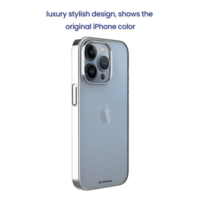Chrome Hard & Transparent Back Cover for iPhone 14 Pro